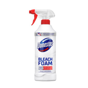 Domestos спрей-пена для чистки ванной и унитаза Bleach Foam с отбеливателем, 435 мл
